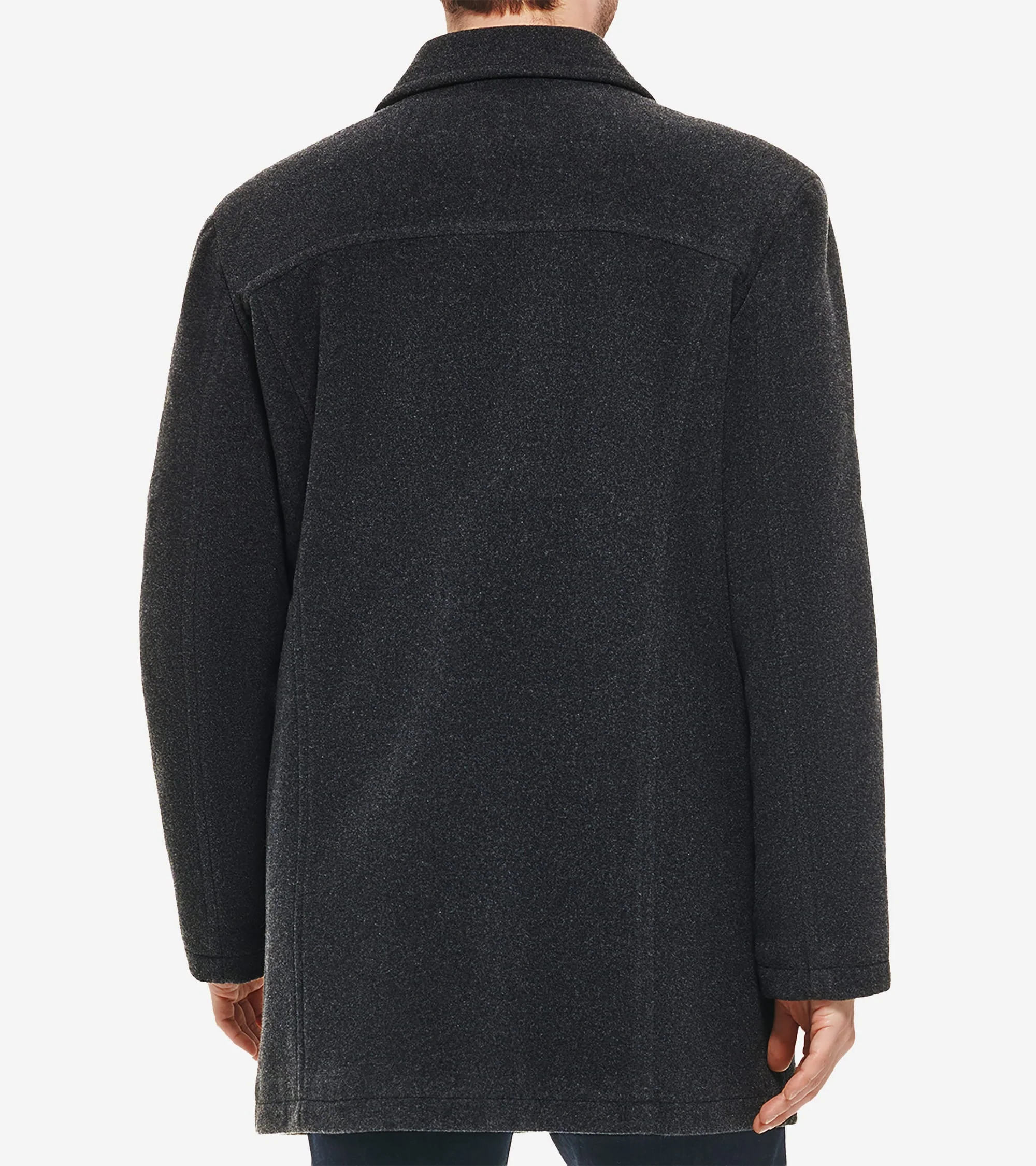 Men's Wool-Blend Car Coat - Image 3
